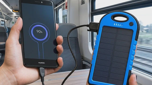 Power Bank Solar  Energía Siempre Contigo  Carga tu celular donde estés, incluso cuando no tengas un tomacorriente cerca.